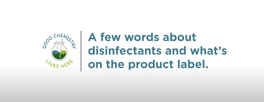 A few words about disinfectants and what's on the product label
